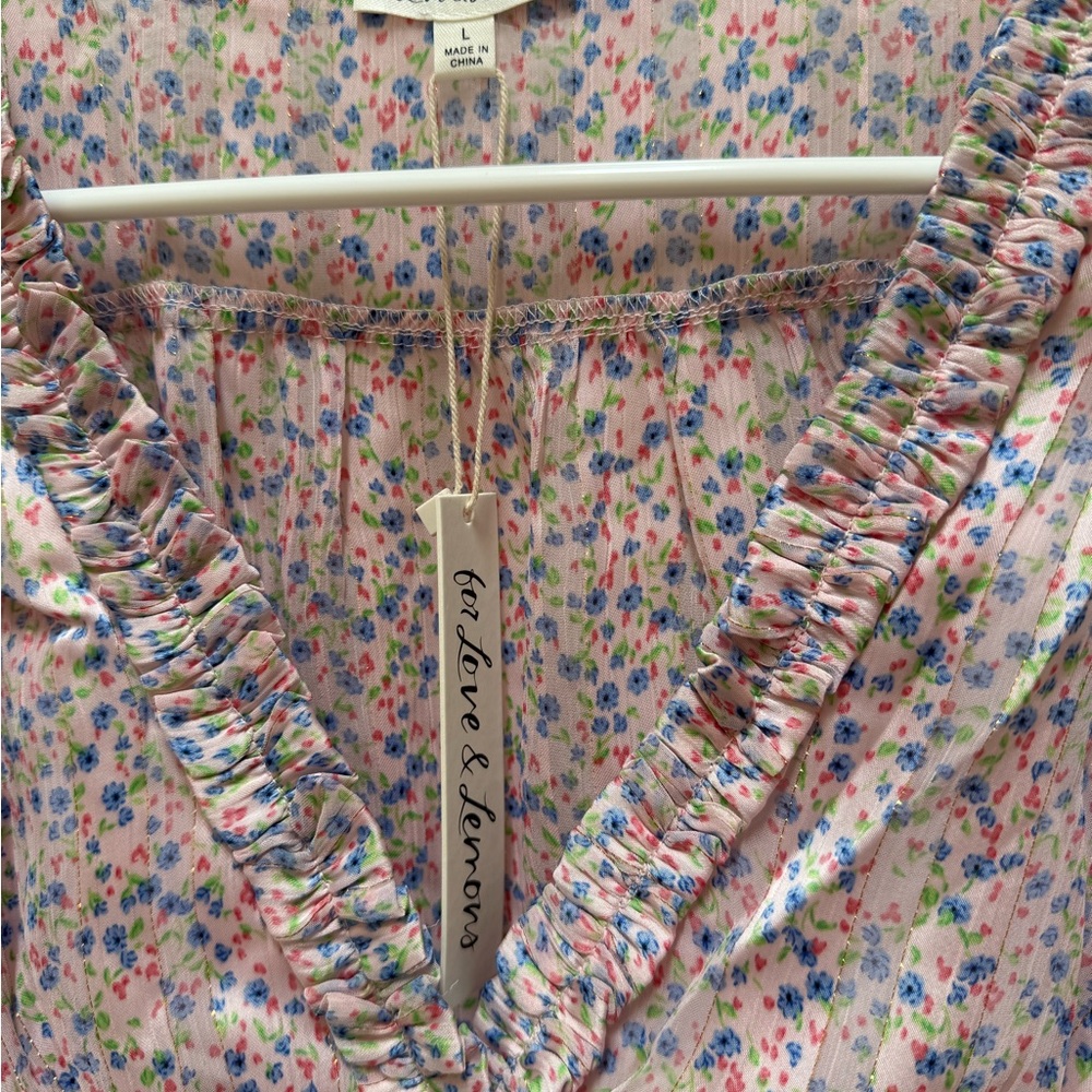 For Love And Lemons Floral Cutout Dress - Picture 2 of 7